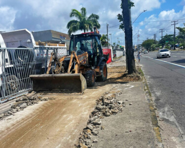 Reforma de Calçada Loja Unidas